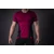 Acrylic t-shirt Bordeaux-black