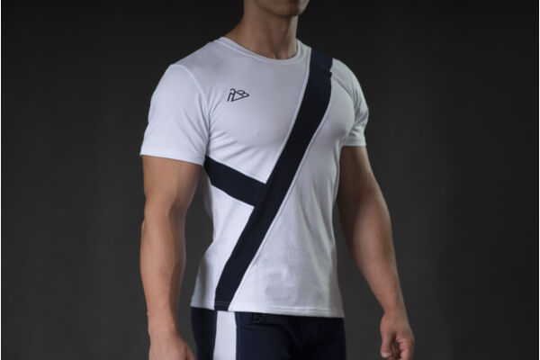 Talisman t-shirt White-Navy