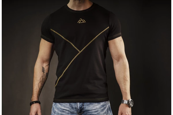 Orion T-shirt Black-Gold