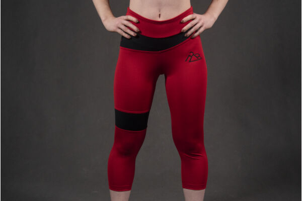 Rebel 3/4 leggings RED