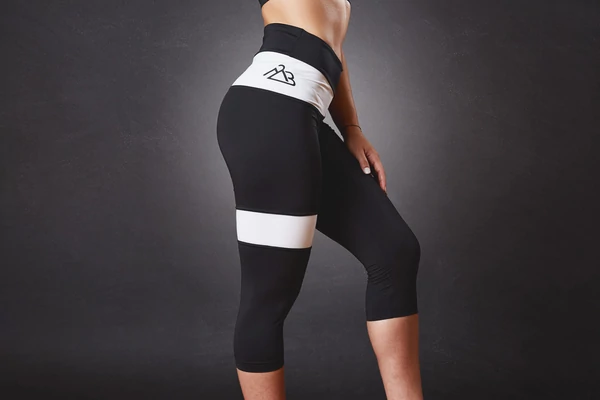 Rebel 3/4 leggings BLCK