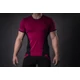 Acrylic t-shirt Bordeaux-black